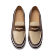 Mocassin 180 [femme cuir lisse marron camaïeu]