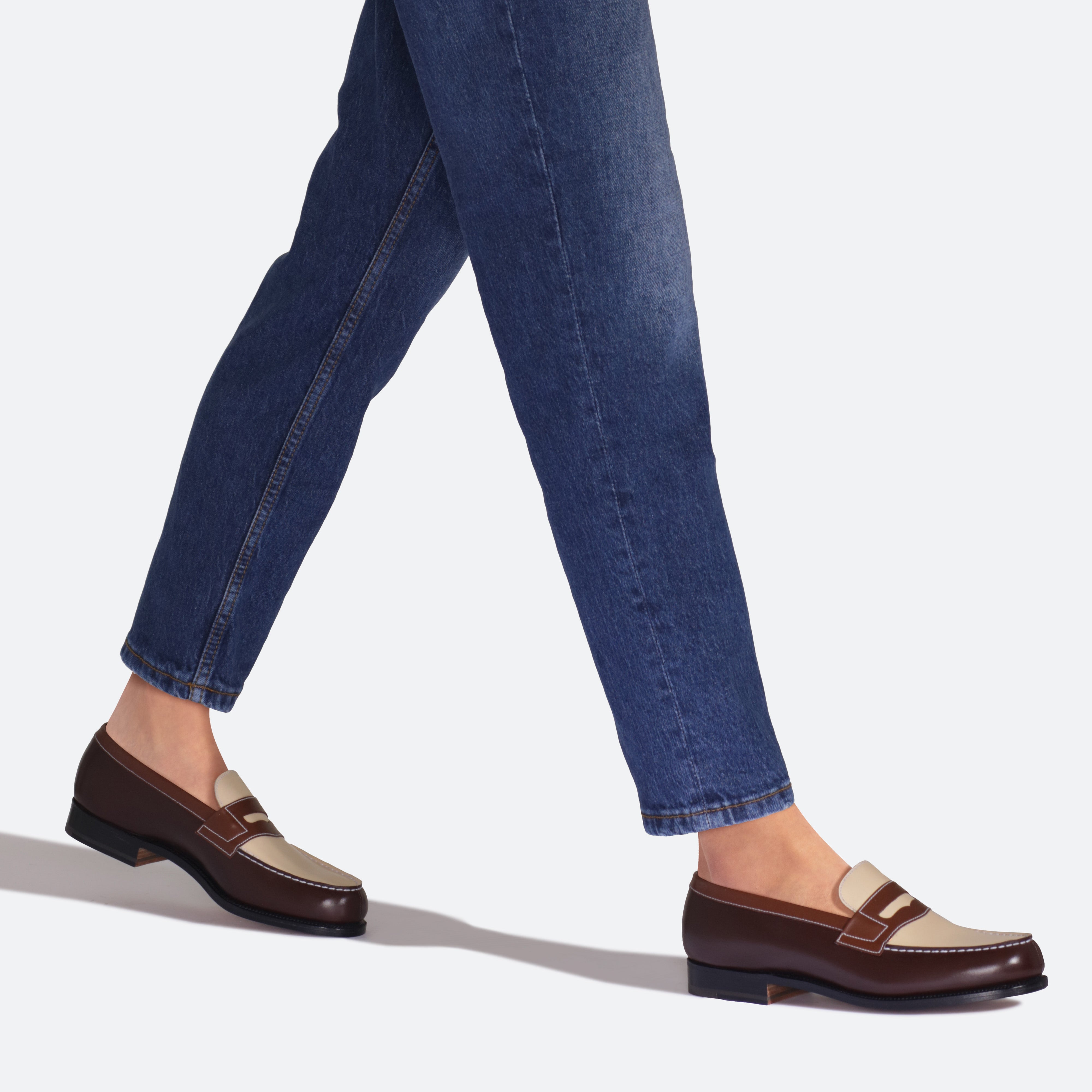 Women's Brown Leather 180 Loafer | J.M. Weston