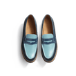 Mocassin 180 [femme cuir veau box camaïeu de bleu]