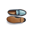 Mocassin 180 [femme cuir veau box camaïeu de bleu]
