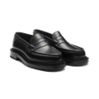 Mocassin 180 Triple semelle [femme cuir lisse noir]