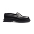 Mocassin 180 Triple semelle [femme cuir lisse noir]