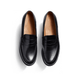 Mocassin 180 [femme cuir lisse noir]