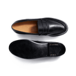 Mocassin 180 [femme cuir lisse noir]