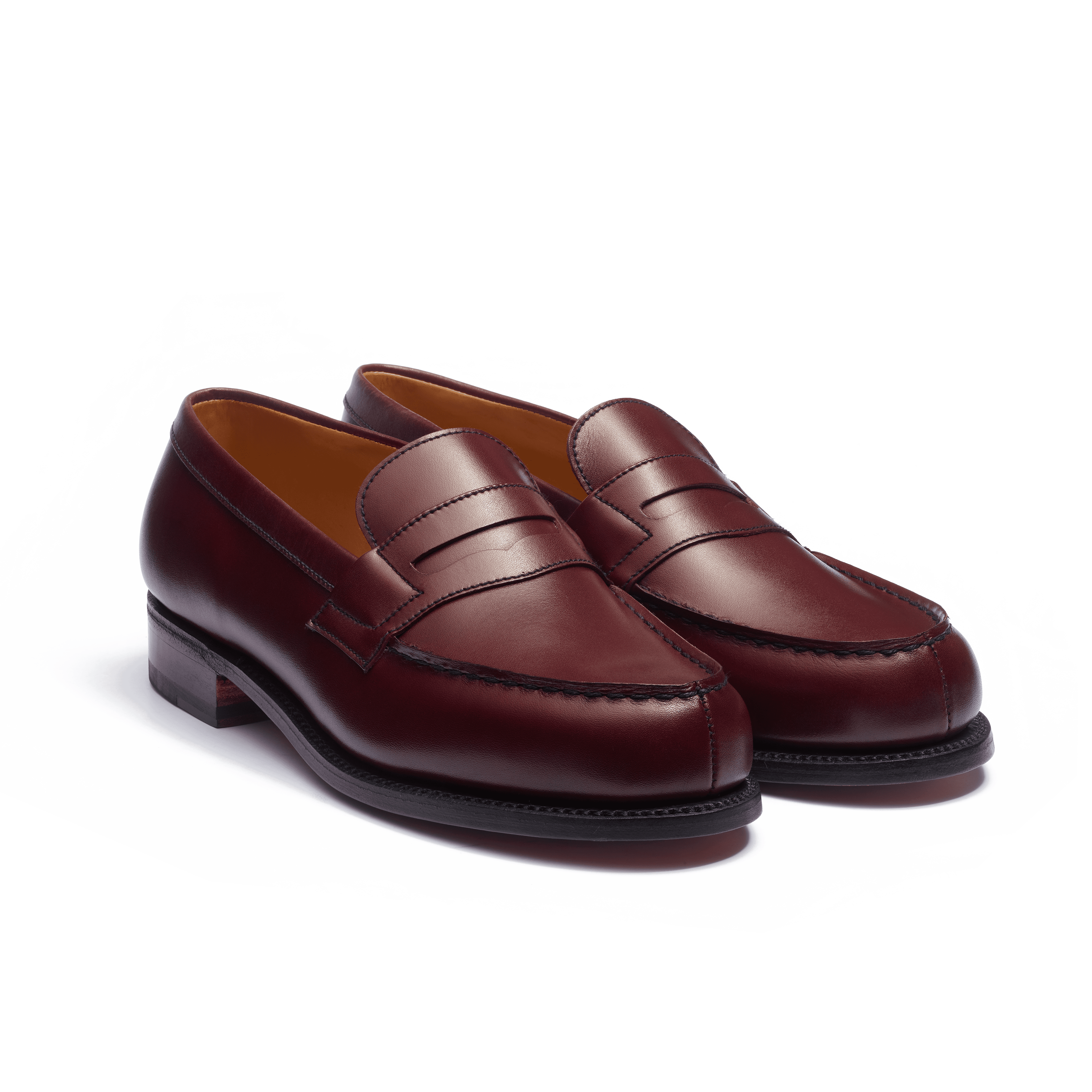 Women's Burgundy Leather Menton Loafer | J.M. Weston Women's Burgundy Leather Menton Loafer | J.M. Weston