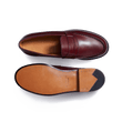 Mocassin 180 [femme cuir lisse bordeaux toucan]