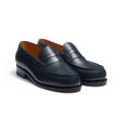 Mocassin 180 [femme cuir lisse bleu]