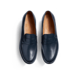 Mocassin 180 [femme cuir lisse bleu]