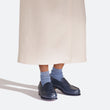 Mocassin 180 [femme cuir lisse bleu]
