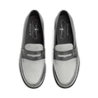 180 Loafer[Women Boxcalf, patina finish calfskin and grey nubuck calfskin]