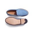 Mocassin 180 [femme velours bleu clair]