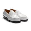 Mocassin 180 [femme cuir vernis blanc]