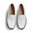 Mocassin 180 [femme cuir vernis blanc]
