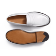 Mocassin 180 [femme cuir vernis blanc]