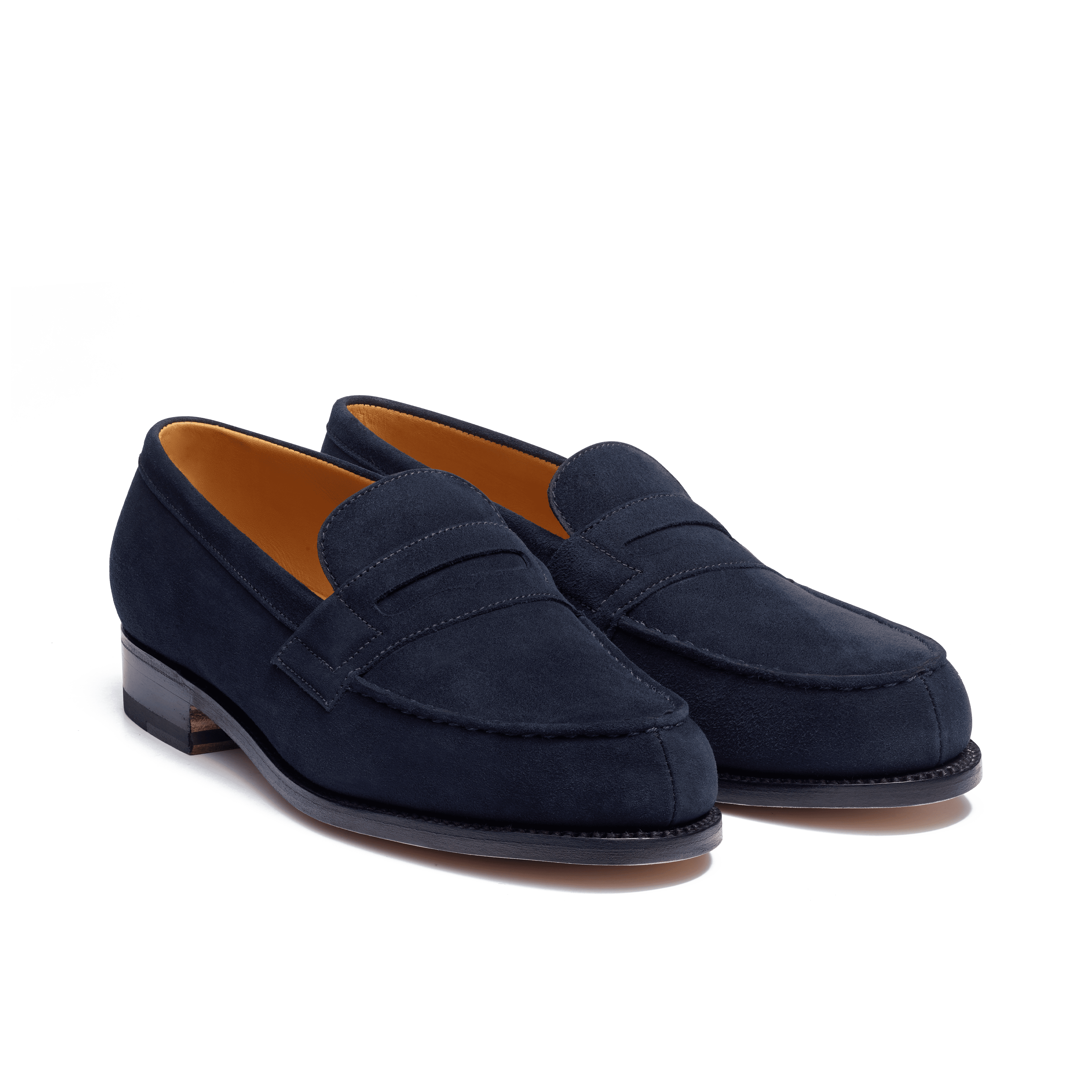 Women's Blue Suede 180 Loafer | J.M. Weston Women's Blue Suede 180 Loafer | J.M. Weston
