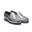 Mocassin 180 [femme cuir grainé argent]