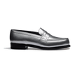 Mocassin 180 [femme cuir grainé argent]