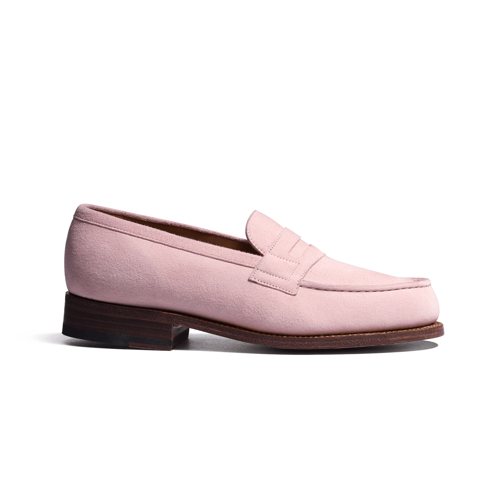 Mocassin 180 [femme velours rose pâle]
