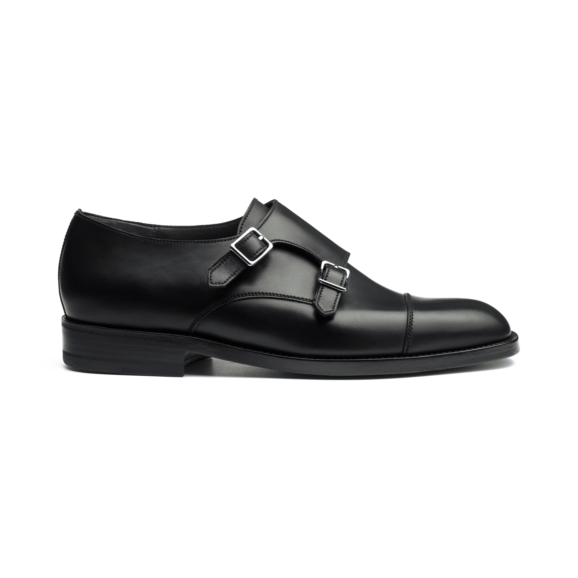 Monk Strap Derby[Women Black boxcalf]