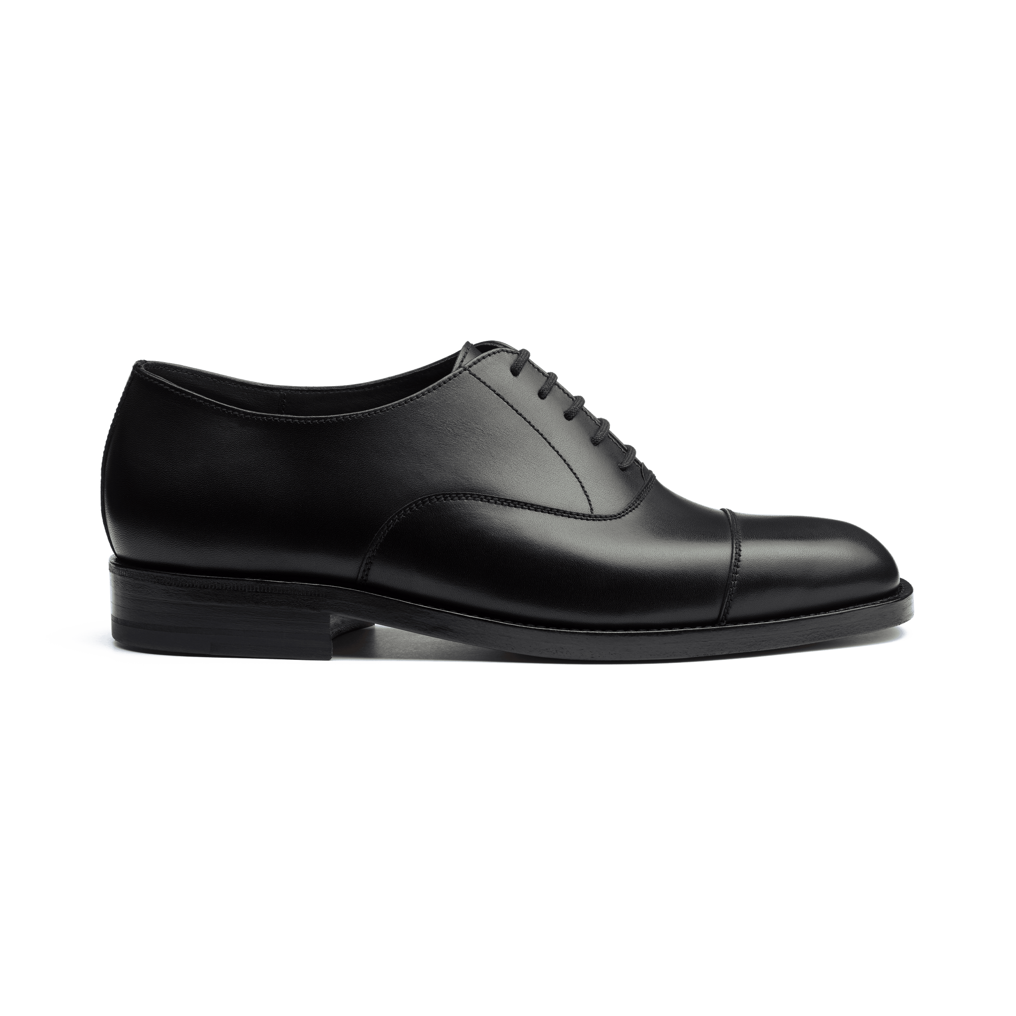 Cap Toe Oxford Shoe[Women Black boxcalf]