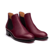 Bottine basse [femme cuir lisse bordeaux]