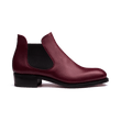Bottine basse [femme cuir lisse bordeaux]