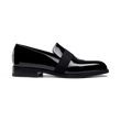 Mocassin smoking [femme cuir vernis noir]