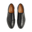 Richelieu cycliste fleuri [Femme cuir lisse noir]