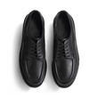 Derby Golf Eugène semelle crêpe [Homme cuir grainé noir]