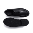 Derby Golf Eugène semelle crêpe [Homme cuir grainé noir]