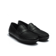 Mocassin de conduite Warning [homme cuir veau grainé noir]