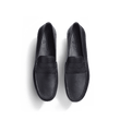 Mocassin de conduite Warning [homme cuir veau grainé noir]
