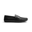 Mocassin de conduite Warning [homme cuir veau grainé noir]