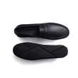 Mocassin de conduite Warning [homme cuir veau grainé noir]