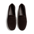Mocassin de conduite à bride Ajaccio [homme velours marron mélèze]
