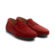 Mocassin de conduite à bride Ajaccio [homme velours rouge]