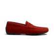 Mocassin de conduite à bride Ajaccio [homme velours rouge]