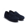 Mocassin de conduite Warning [homme cuir veau velours marine]