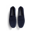 Mocassin de conduite Warning [homme cuir veau velours marine]