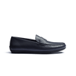 Mocassin de conduite Warning [homme cuir veau grainé marine]