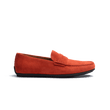 Mocassin de conduite Warning [homme cuir veau velours orange]