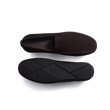 Mocassin de conduite Warning [homme cuir veau velours marron]