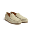 Mocassin Espadrille Uzès [homme cuir velours beige]