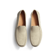 Mocassin Espadrille Uzès [homme cuir velours beige]