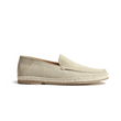Mocassin Espadrille Uzès [homme cuir velours beige]