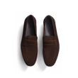 Mocassin Woogie [homme cuir veau velours marron foncé]
