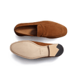 Mocassin Woogie [homme cuir veau velours beachnut]
