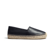 Espadrille Wait and Sea [homme cuir veau lisse noir]