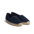 Espadrille Wait and Sea [homme cuir veau velours perforé marine]