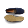 Espadrille Wait and Sea [homme cuir veau velours perforé marine]